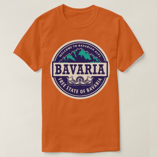 ババリアのフリー州 Tシャツ (デザイン正面)