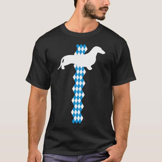 ババリアの州 – 短毛ダシュント Tシャツ (正面)