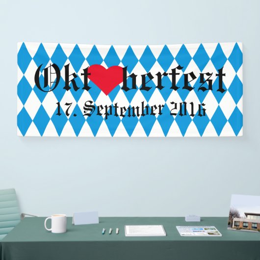 ババリアの旗のドイツの州はパターンを着色します 横断幕 (トレードショー)