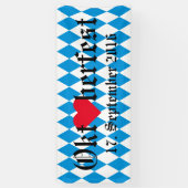 ババリアの旗のドイツの州はパターンを着色します 横断幕 (縦)