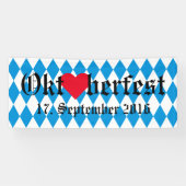 ババリアの旗のドイツの州はパターンを着色します 横断幕 (横)