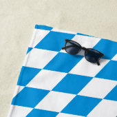 ババリアの旗色のドイツの州 ビーチタオル (インサイチュ)