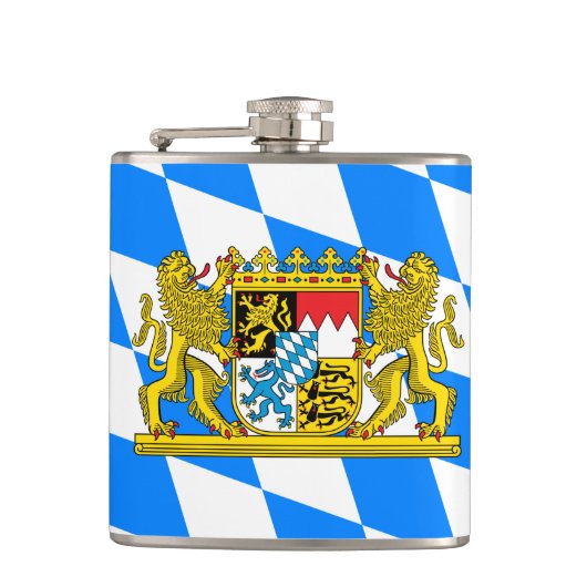 ババリアの紋章付き外衣 フラスク (正面)