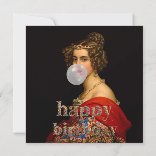 ババリアの美女と風船ガム お誕生日おめでとう (正面)