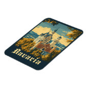 ババリアを発見：ノイシュワンシュタイン城 マグネット (左側)