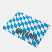 ババリアドイツダイヤモンド国旗のデザイン ドアマット (アングル)