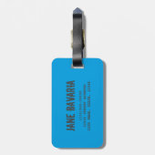 ババリアドイツダイヤモンド国旗のデザイン ラゲッジタグ (裏面縦)