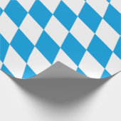 ババリアドイツダイヤモンド国旗のデザイン ラッピングペーパー (角)