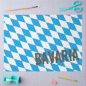 ババリアドイツダイヤモンド国旗のデザイン 薄葉紙 (クラフト)