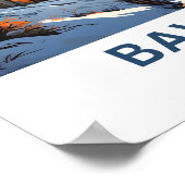 ババリアドイツトラベルプリント ポスター (角)