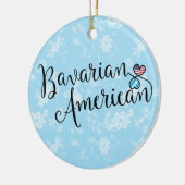 ババリアンアメリカンハートホリデーデコレーション セラミックオーナメント (左)