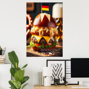 ババリアンブラットバーガーブリス24x36 ポスター