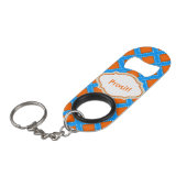 ババリアンブルー キーホルダー栓抜き (正面アングル)