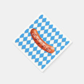 ババリアン幾何学模様オクトーバーフェストペーパー スタンダードカクテルナプキン (角)