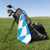 ババリア国旗を持つゴルフタオル（ドイツ） ゴルフタオル (グリーン)