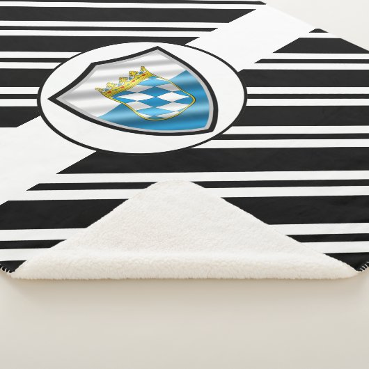 ババリア州旗 シェルパブランケット (3/4)