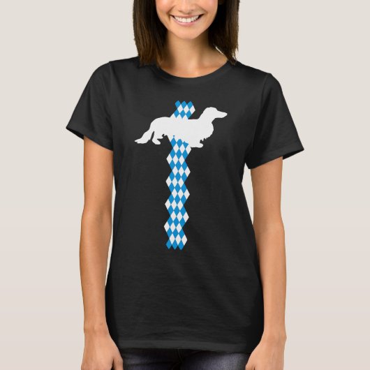 ババリア州 – 長毛ダシュント Tシャツ (正面)