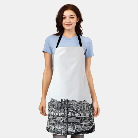 ババリア東部のレーゲンスブルク市 エプロン (着用した状態)