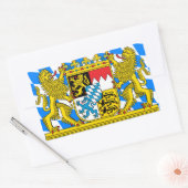 ババリア紋章 長方形シール (封筒)