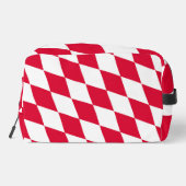 ババリア赤と白ダイヤモンド国旗のパターン ドップキット (裏面)