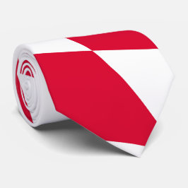 ババリア赤と白ダイヤモンド国旗のパターン ネクタイ