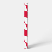 ババリア赤と白ダイヤモンド国旗のパターン SAMSUNG GALAXYケース (左側面)