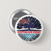 ババリアBavarian Australianオーストラリアの木の根 缶バッジ (正面&裏面)