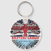 ババリアBavarian Uk 統一された Kingdom British Tree キーホルダー (裏面)