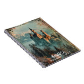 ババリアNeuschwanstein城ヴィンテージ ノートブック (右側)