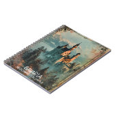 ババリアNeuschwanstein城ヴィンテージ ノートブック (左側)