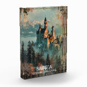 ババリアNeuschwanstein城ヴィンテージ フォトブロック (左)