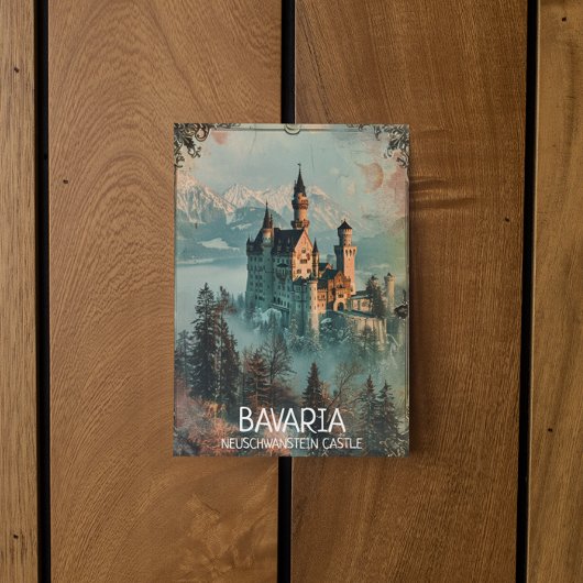 ババリアNeuschwanstein城ヴィンテージ ポストカード
