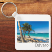 ババロビーチカリブのドミニカ共和国お土産 キーホルダー (正面)