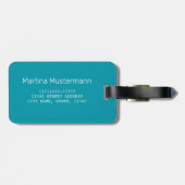 ババロビーチカリブのドミニカ共和国お土産 ラゲッジタグ (裏面横)