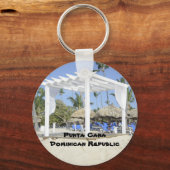 ババロビーチザプンタカナ島 キーホルダー (正面)