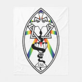 ババロン・ラメン・ブランケットの星 フリースブランケット (正面)