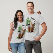 ババ茶恐竜を楽しむ Tシャツ (ユニセックス)