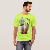 ババ茶恐竜を楽しむ Tシャツ (正面フル)
