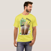 ババ茶恐竜を楽しむ Tシャツ (正面フル)