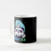 ババ茶 - アニメ動物 - パンダ日本風 コーヒーマグカップ (正面左)