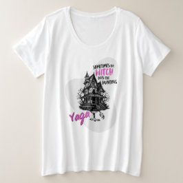 ババ・ヤガの家 プラスサイズTシャツ