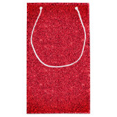 バパーソナライズされたかわいらしレンタインデー抱き枕 スモールペーパーバッグ (裏面)