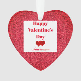 バパーソナライズされたかわいらしンタインのギフトオーナメント オーナメント