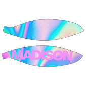 バパーソナライズされたスケットボール名Pink モダン バスケットボール (パネル)