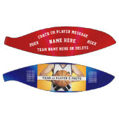 バパーソナライズされたスケットボール(赤、白、青) バスケットボール (パネル)