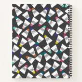 バパーソナライズされたドミントン ノートブック (裏面)