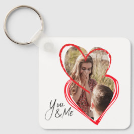 バパーソナライズされたユニークンタインの提案書ギフト キーホルダー