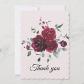 バパーソナライズされたルガンディとブ結婚ラック 招待状 (裏面)