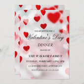 バパーソナライズされたレンタインデー招待状カード 招待状 (正面/裏面)