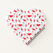 バパーソナライズされたレンタインデー | ロマンチックな贈り物 ノートブック (裏面)